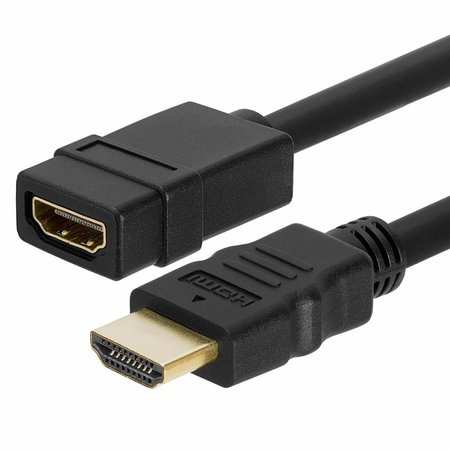 NEXTGEN 3 ft. HDMI 4K-2K Male & Female Extension Cable, Black NE2591754